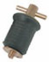 WHITECAP Brass T-Handle Bailer Plug 1-1/4" #S-0294