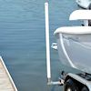 CE SMITH 65" PVC Boat Trailer Alu. Bow Guides, I-Beam Mount (1-pair) #27638