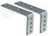 TIEDOWN Galvanized Flush Mount Plastic Fender Brackets, 8" - 12" #81231