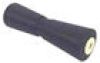 12" Heavy Duty Keel Roller - Black Rubber, 5/8" I.D. #12244-125EC