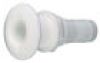 White Polymer Thru-Hull Connection for 5/8" Hose #0328DP4A