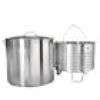BAYOU CLASSIC S.S. Stockpot with Basket, 82QT #1192