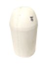 9" x 15-7/8" Bullet Nose / Crabbing Float, White