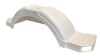KARAVAN RH White Plastic Fender w/Cutout, 40" Long #206-00088-WT