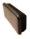 KARAVAN Plastic End Cap, 1.5" x 3" #229-00609-NA