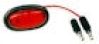 Grote Micro Nova&reg; Red Oval LED Clearance Light w/ Grommet #47962