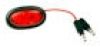 Grote Micro Nova&reg; Red Oval LED Clearance Light w/Grommet, PC #47972