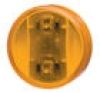 Grote Super Nova&reg; Amber Round LED Clearance Light, 2" #47113