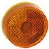 Grote Hi Count&reg; Amber Round LED Clearance Light w/ Reflector, 2-1/2