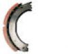 SIRCO Lined Brake Shoe, 15" x 4" #L4729