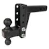 BULLETPROOF 2" Medium Duty, 4" Drop/Rise Hitch #MD204