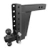 BULLETPROOF 2-1/2" Extreme Duty, 10" Drop/Rise Hitch #ED2510