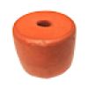 SEAMASTER 4-1/2" x 3-1/2" Can Float, Orange #BUOYCAN3545O