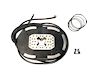 MAT 12" Electric Brake Magnet Kit (Black Wire) #77M-12