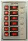 WHITECAP 6-Gang Marine Switch Panel #S-3310C