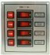 WHITECAP 4-Gang Marine Switch Panel #S-3308C