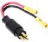 ATTWOOD 12V Trolling Motor Male Plug (2-Wire) #14352-3
