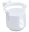 ATTWOOD White Plastic Self-Leveling Drink Holder #11631-4