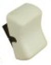 DPDT On/Off/On Momentary Switch, White #13005
