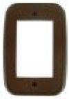 3/8" Double Switch Wall Spacer, Brown #13205