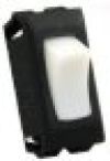 Illuminated 12V On/Off Switch, White/Black #13675