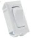 SPDT Momentary-On/Off/Momentary-On Switch, White #12695