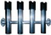 Anglers Aluminum Side Mount 4-Rod Holder #297