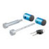 CURT Right Angle Coupler & Hitch Lock Set - 1"-3", 2" #23505
