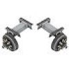 FLEXIRIDE&reg; Torsion Half Axles w/Drums & Brakes (7,000 Lb.) #FF-700BH-11
