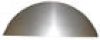 BIG TEX Round Fender Back, Steel #2712-32-18