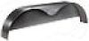 Big Tex Tandem Steel Teardrop Fender w/Back, 72" Long #2122-B