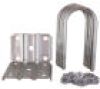 Rockwell Tie Plate Kit for 3" Round Trailer Axle, Zinc Plated #4201-GDZP