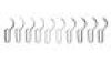 CARRY-ON Wire Frame Clips, (10-Pack) #146