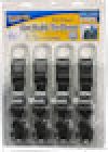 CargoBuckle Ratchet Cam-Buckle Straps (4-Pack), 6' x 1" #F12637