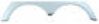 ICON RV White Tandem Fender Flare, 77-3/4" x 16-1/2" Alpenlite #01640