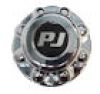 PJ TRAILER Chrome Trailer Hub Cover, 8 on 6-1/2" #130409