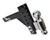 TPS 8K-12K Adjustable Drawbar w/ 2" & 2-5/16" Ball, 6-1/2" Drop #TPS10118