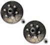 PARAISO 12" x 2" Brake Drum 6 on 5.5", Single Axle Set #SADK2