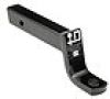2" Square Trailer Hitch Ball Mount, 4" Drop #40345