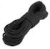Black Nylon Braid Tie Down Line, 1/8