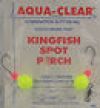 Aqua Clear Kingsfish/Spot/Perch High/Low Lure w/Chartreuse Float #KF-4F
