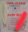 Aqua Clear Surf Rig w/Orange Float & White Skirt #SR-1EW