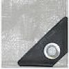 12' x 25' Heavy Duty White Poly Tarp, 5.2 oz. / 12x12 Weave