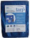 15' x 20' Blue Poly Tarp, 2.0 oz. / 8 x 8 Weave, 5 mil.