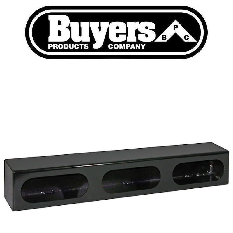 Buyers Products LB3253 Triple Oval Light Box Black Powder Coated Steel
