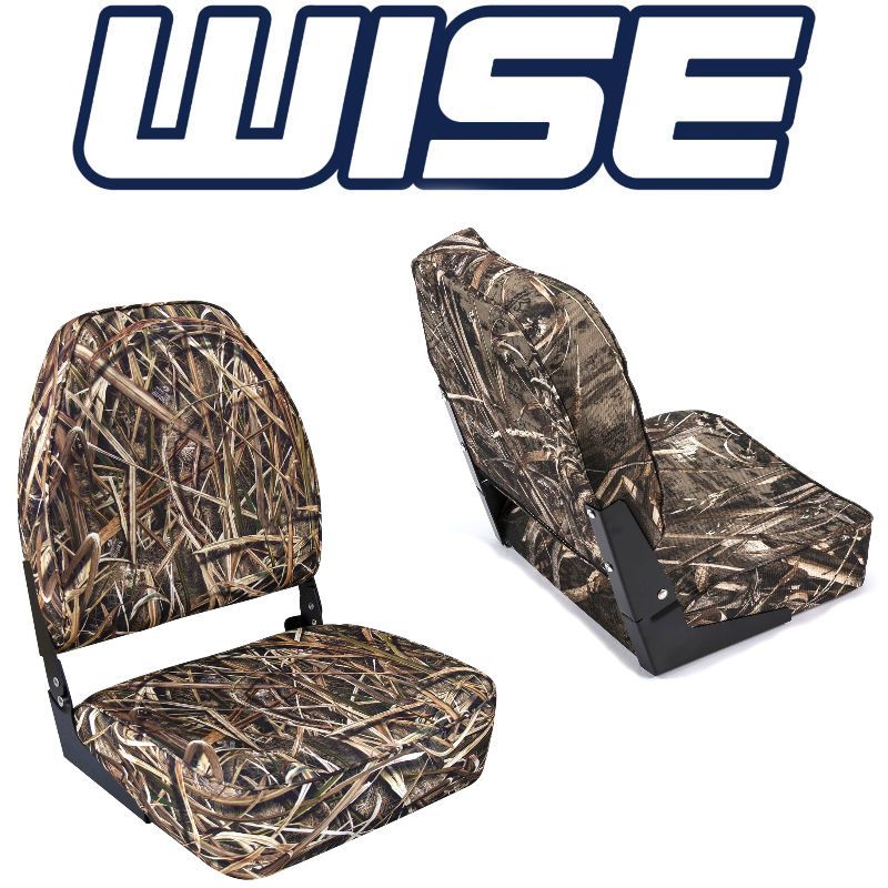 Details about   High Back Camo Boat Seat Molded Plastic Frame Denier Multiple Colors New 