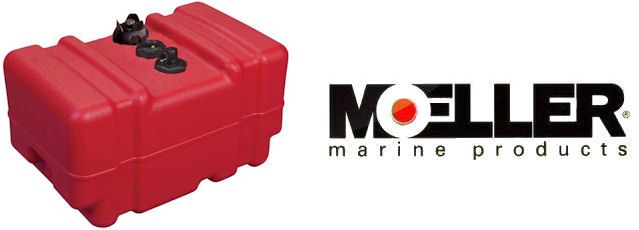 Moeller Portable 12 Gallon Fuel Tank High Profile 630012LP 22.90x14.30x13.60 MD 