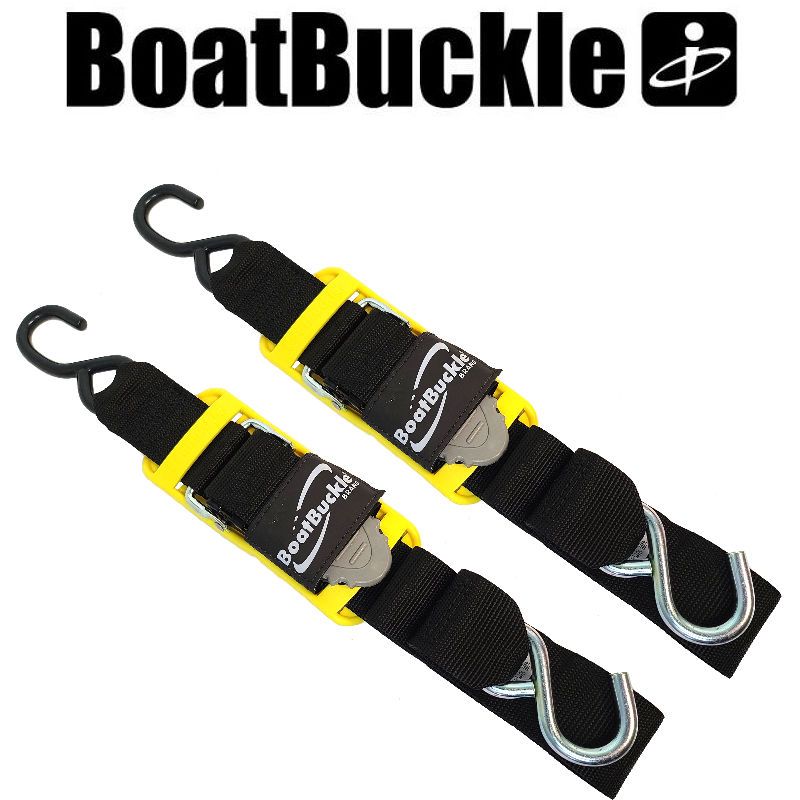 2 x 6 Pair BoatBuckle Kwik-Lok Transom Tie-Down