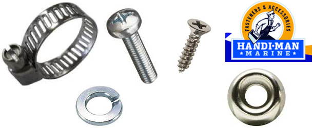 Marine Fasteners, Washers and Clamps