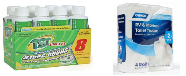 RV Sanitation Tissue and Treatments